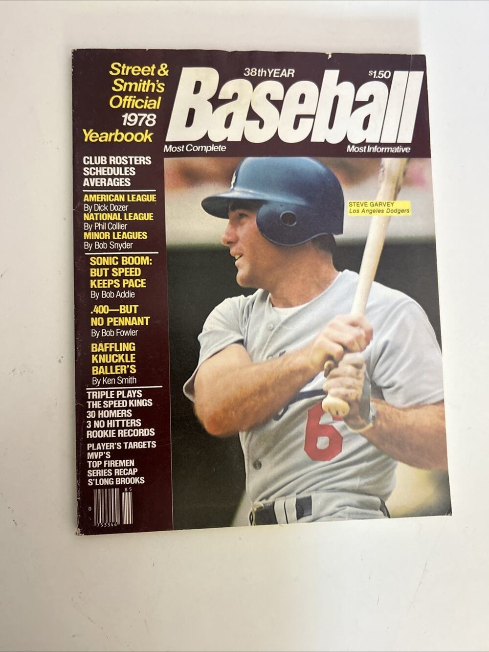 Street and Smith’s 1978 Baseball Yearbook: Steve Garvey